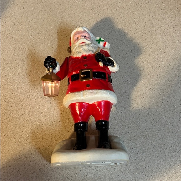 Ador-A-Lite Radiant Santa Christmas Decoration EUC Lantern Lights 1979 - Picture 4 of 7